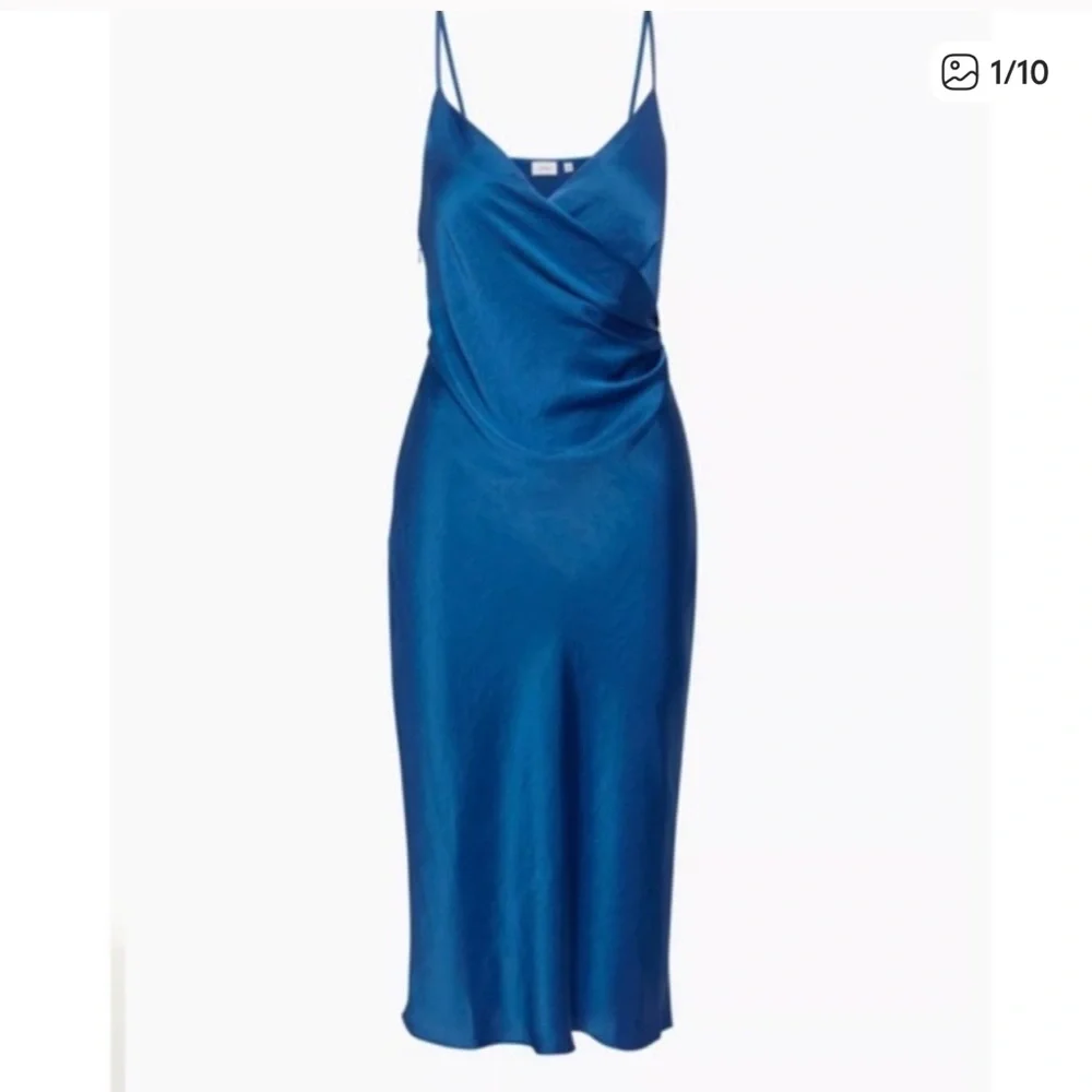 Aritzia Wilfred Scenery Dress in Ultramarine Blue in size USWXL - Picture 1 of 6